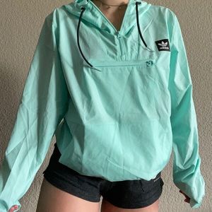 BLUE ADIDAS WINDBREAKER